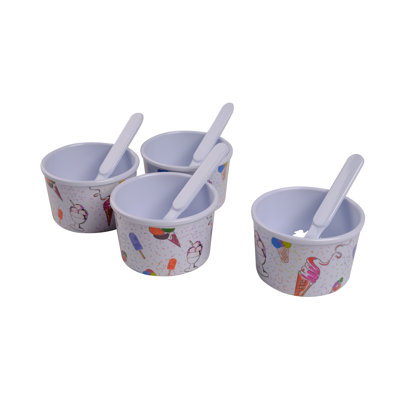 Gobelets en plastique pour 4 personnes