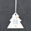 Carley Silent Night Tree Shaped Ceramic Ornament