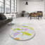 Tapis beige/vert/vert/zone rose patterned-1116937140