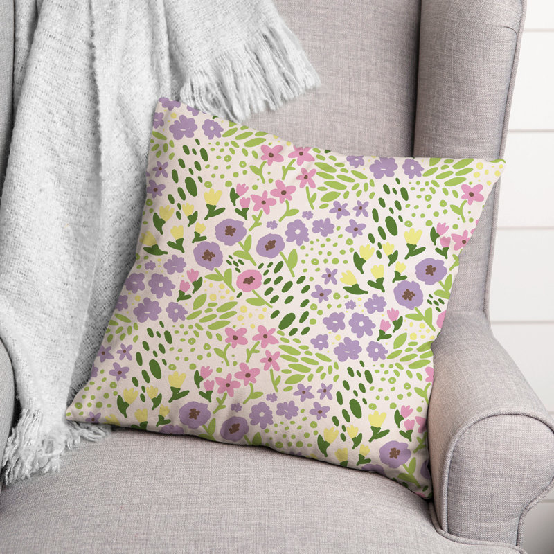 Coussin extérieur Whimsical Spring Floral 2