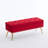 Velvet Storage Ottoman Bench Modern Bedroom End of Bed Bench with Gold Legs-237985587-237618288