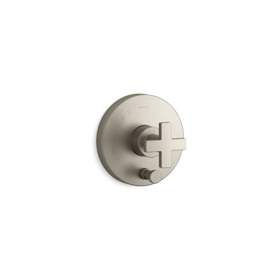 Composed Diverter Faucet Trim Cross Handle