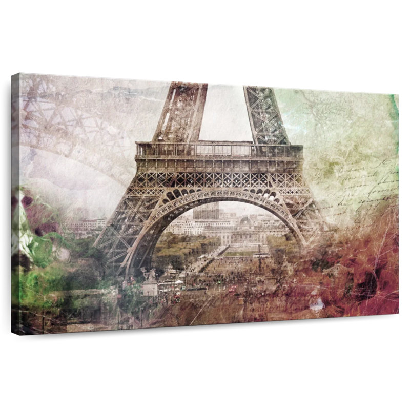 Lilie rétro Eiffel beauté, H 16 po x l 24 po