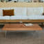 Table de bout moderne en bois massif de cerisier