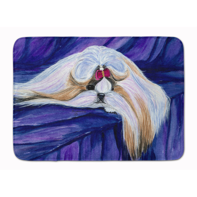 Tapis pour salle de bain en mousse à mémoire de forme tzu shih