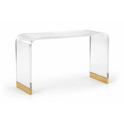 Demujertz Clear Acrylic Console Table