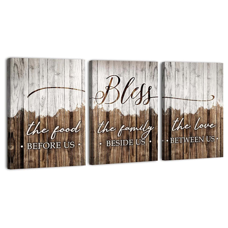 3 Piece Wrapped Canvas Wall Art