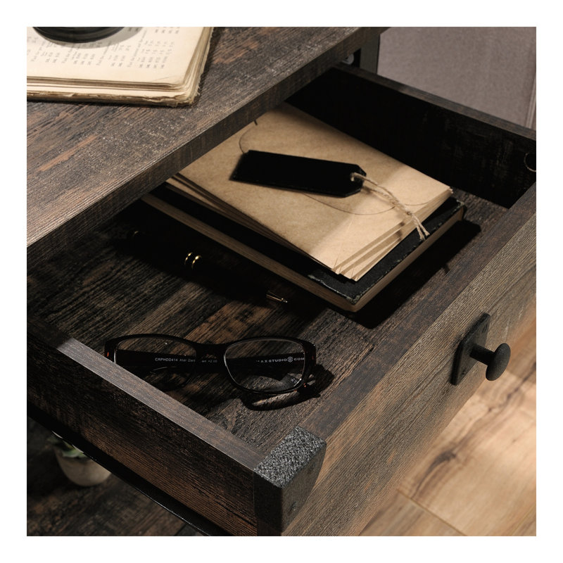 Side Table, Brown Finish