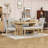 Dining Table Set with Bench and Chairs-1993273127-1993273125