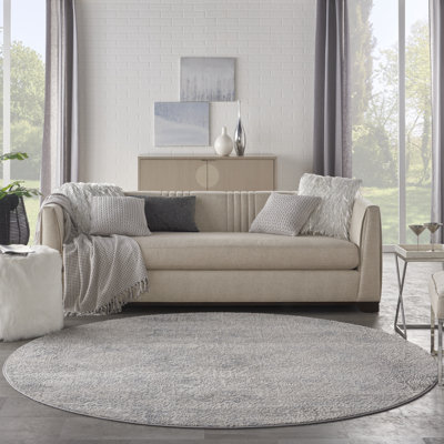 Round Oriental Area Rug
