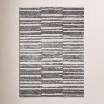 Gertie Natural Slate Striped Rug