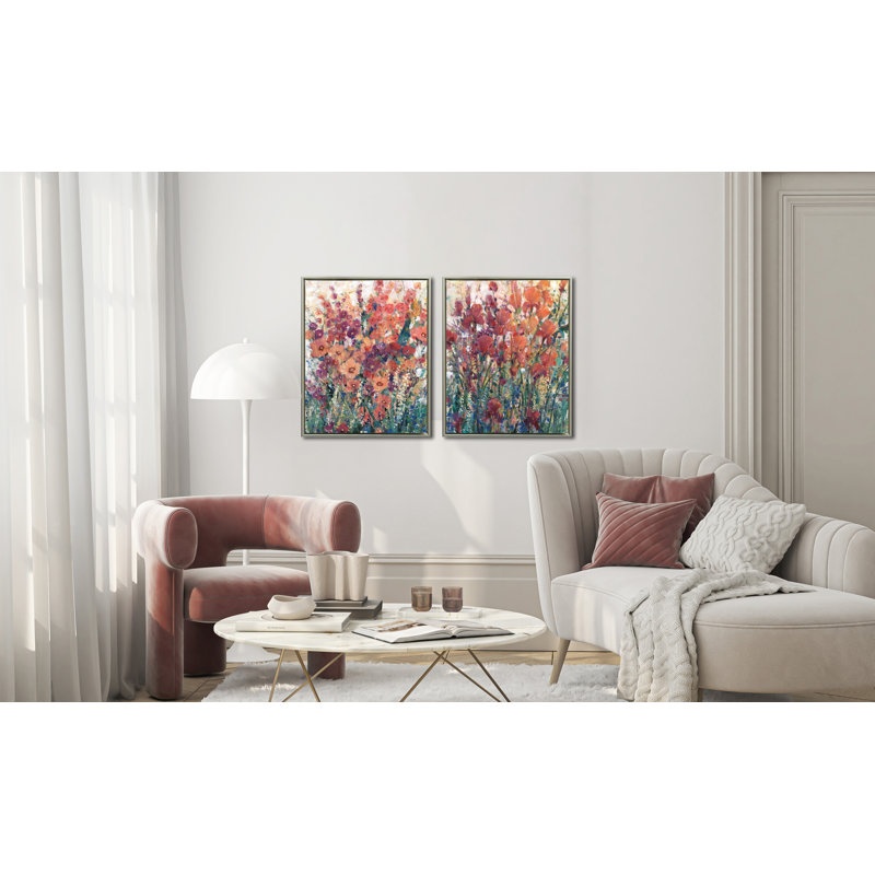 Sunlit Flowers I, art mural sur toile