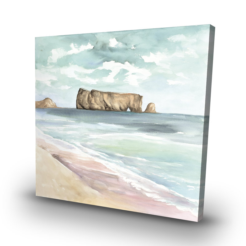 Rocher percé - 32"x32" art on canvas