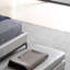 Banc rembourré en cuir Minimalist-101444313
