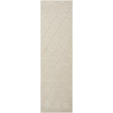 Gleam Geometric Area Rug in Ivory