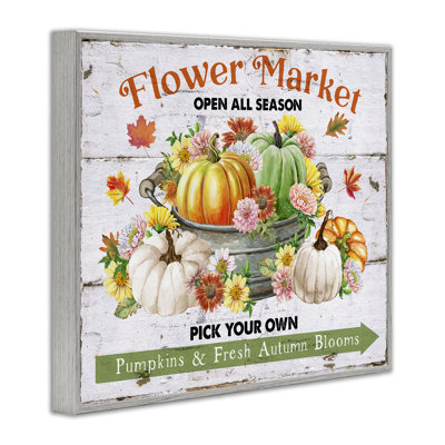 «Stupell Industries Pick Your propre marché d'automne», estampe numérique par Creatif Belle