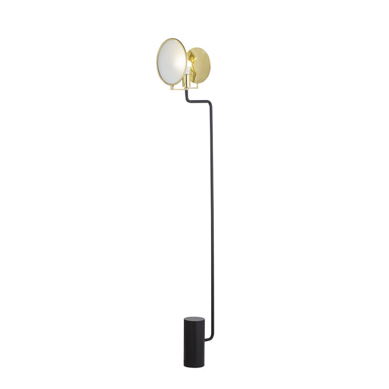Lampe sur pied à bras pivotant 69 "nellcote, Noir