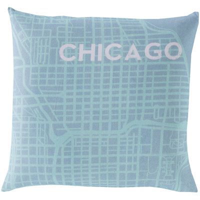 Housse de coussin en coton City Cartes