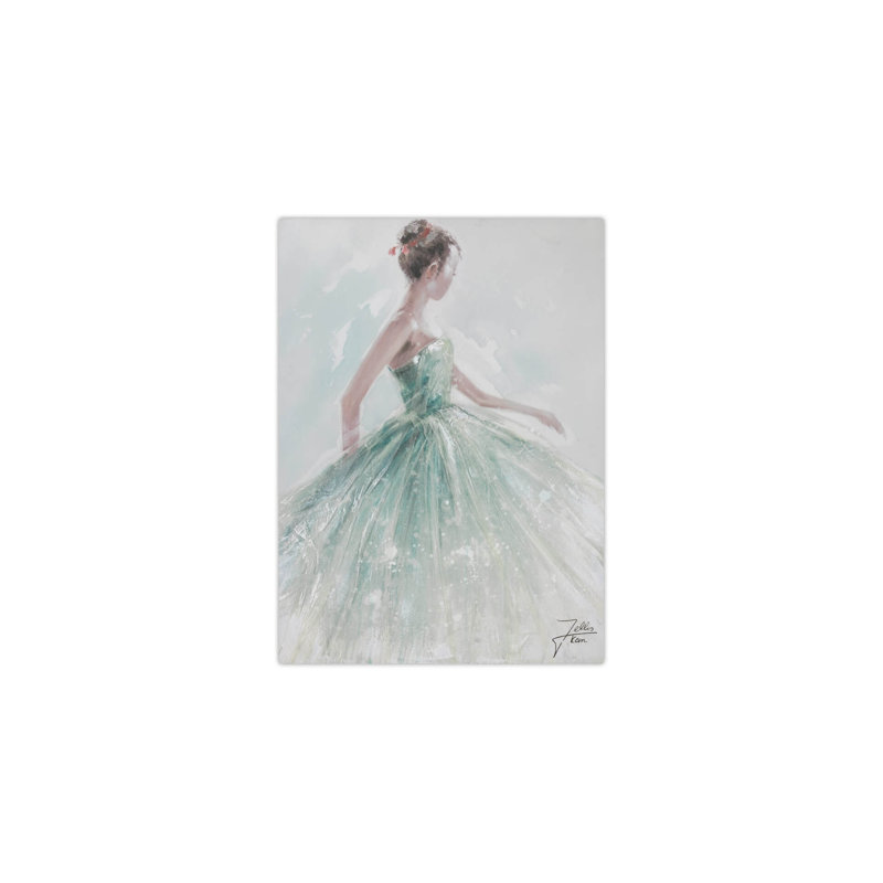 Hand -painted acrylic painting The Ice Princess