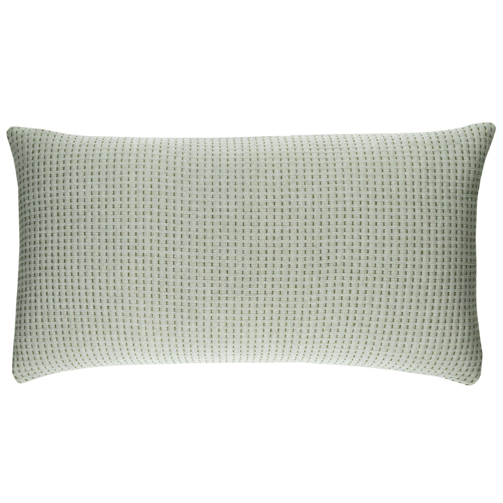 Pick Stitch Cotton Shams, King, Evergreen