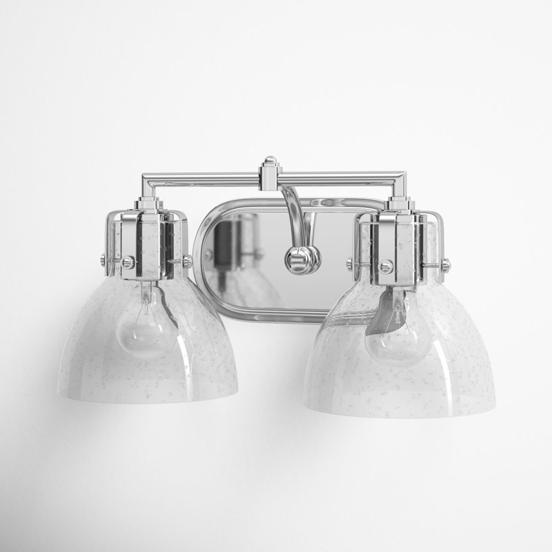 Dolan 2 Light Seeded Dimmable Vanity Light