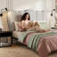 Fabric Upholstered Headboard Adjustable Height Modern Crown Bed Headboard For 8-14 Inch Mattress-994015966-1000973901