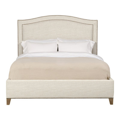 Caroline/Casey Queen Upholstered Low Profile Panel Bed