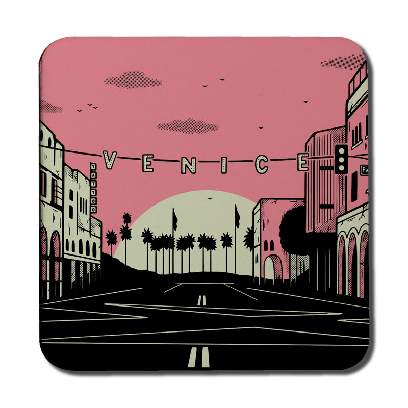 Square 6 Piece Coaster Set