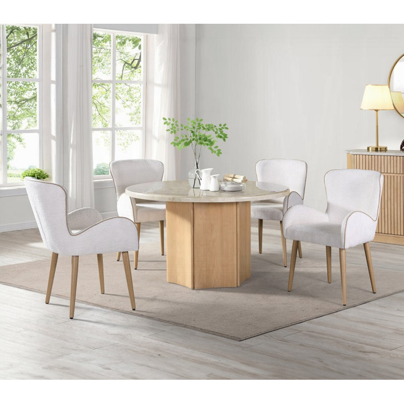 Qwin Round Dining Table Set