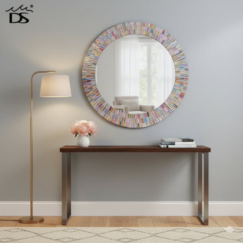 Miroir mural Tallarook Rainbow, H 24 po x l 24 po