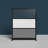 Harmony Workflow Modular Wall with Frame - Wide Panel Starter Wall with Whiteboard-98977764-112283461