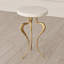 Silhouette Marble End Table-43400661-43400660