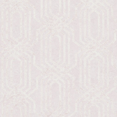 Hotel Trellis Glitter Design Wallpaper Roll