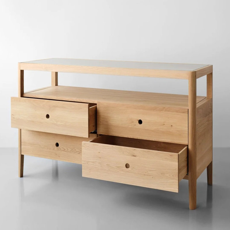 Buffet de style européen rétro minimaliste