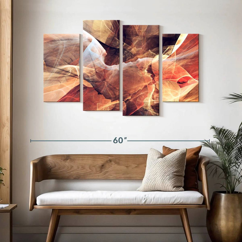 Avery Blazing Rays Dynamic Abstract, 32" H x 52" W