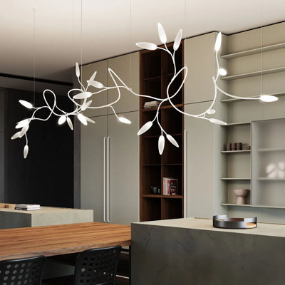 Lustre linéaire moderne à 26 lumières Vines