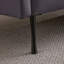 Canapé modulaire moderne en L 81 po en cuir technique avec méridienne réversible 81 po-89815010