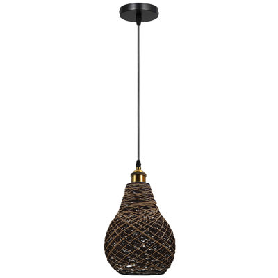 Hyndman 1 - Light Black Single Pendant