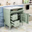 Meuble-lavabo autoportant avec rangement réglable-1636728970