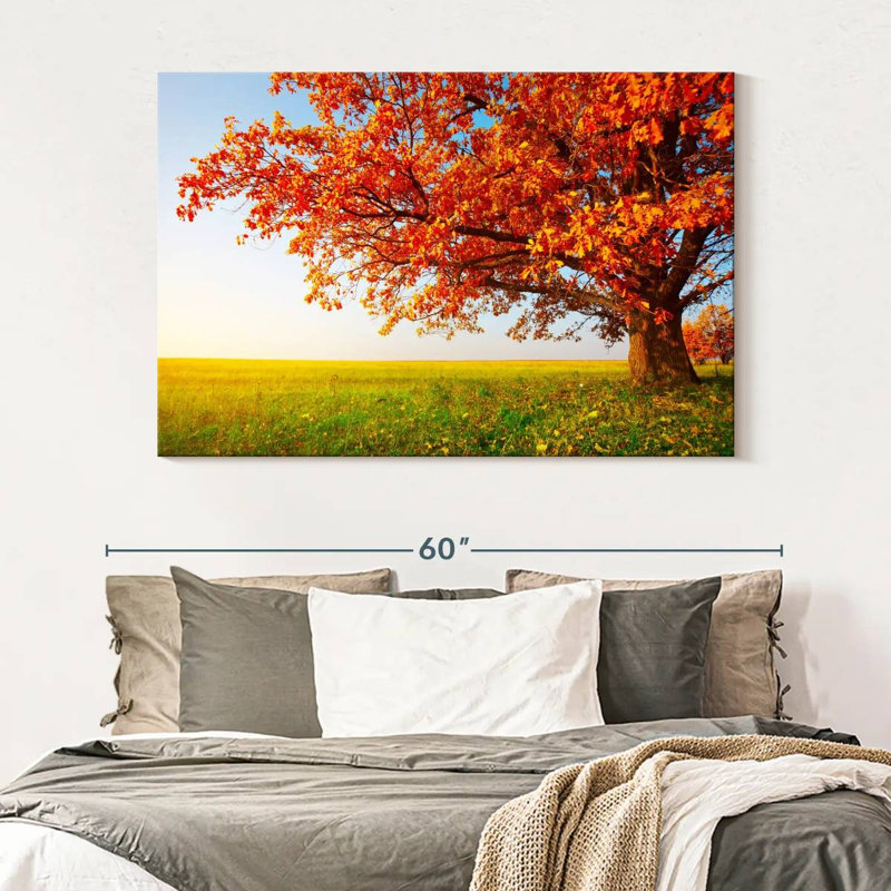 Harnek Autumn Oak Tree, 34" H x 51" W