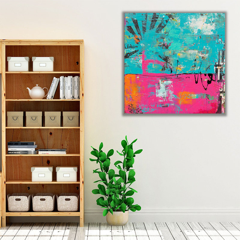 «Colorful Emotion», reproduction d'art sur toile, H 30 po x l 30 po
