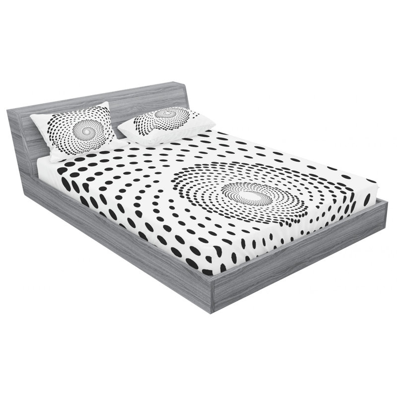 Microfiber Sheet Set, Queen Sheet Set with Fitted Sheet