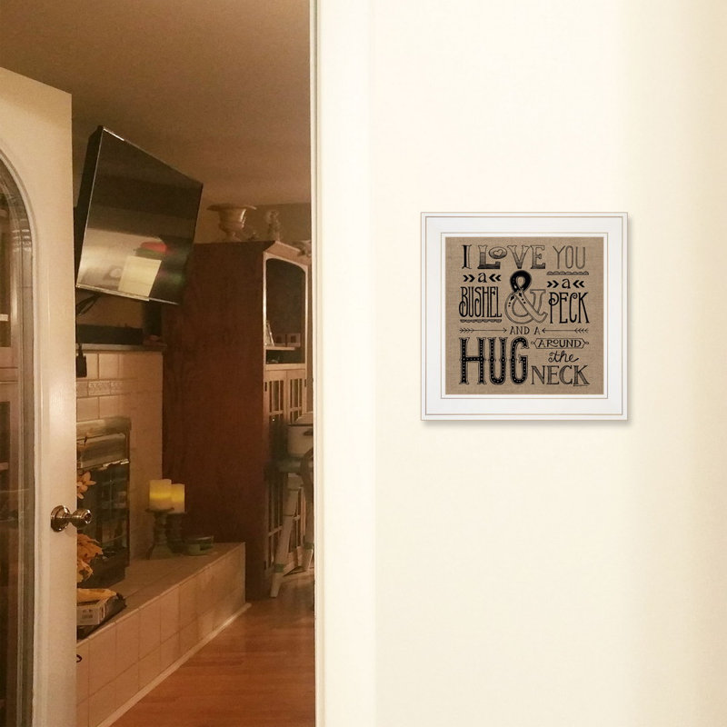 «Hugs Around the Neck», art mural encadré pour le salon, impression murale par Deb Strain