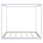 Canopy Platm Bed With Support Legs,-1773099146