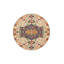 Tapis décoratif à motif tissé orange Orange-721982137