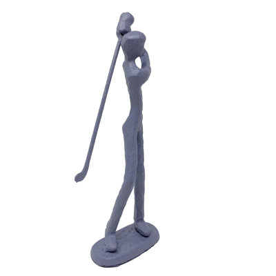 GOLFER Iron Figurine 19cm