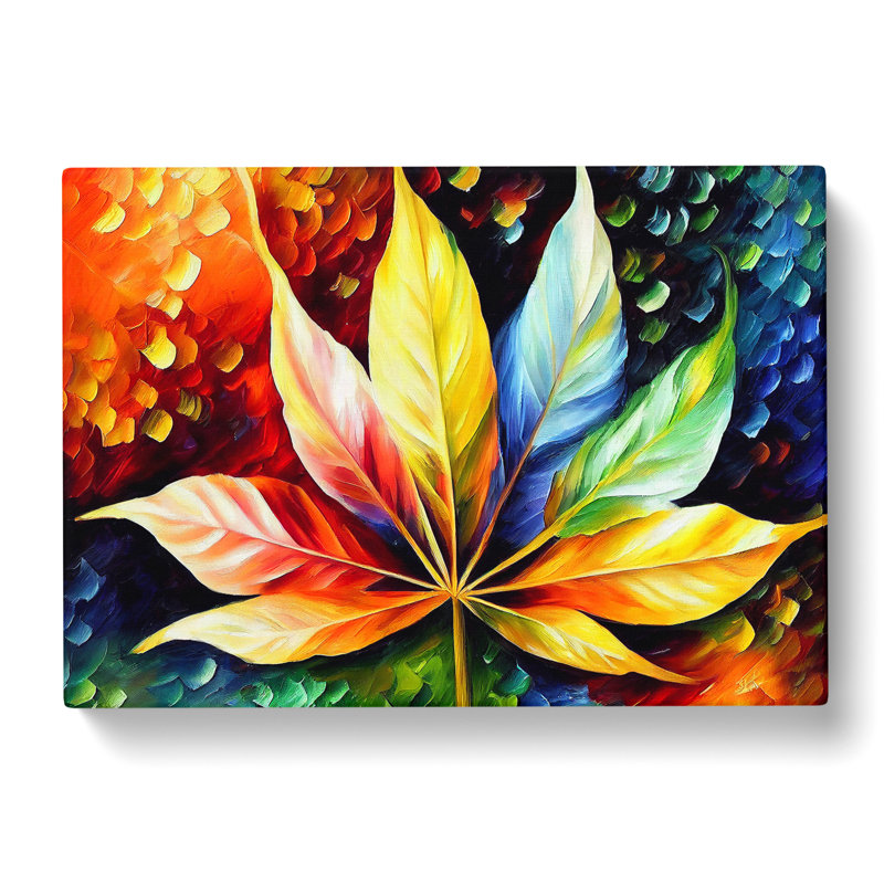Glorious Plant Leaf Vol.4 - Wrapped Canvas, 35cm H x 50cm W x 3cm D