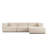 Upholstered 124.5 " L-Shaped Sectional-122005658-122005656