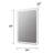 Morrisania Wall Mounted Bathroom Framed LED Mirror With Anti- Fog,Memory Function And Touch Sensor-1536167640-1536167642