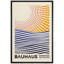 Oeuvre classique «Mid-Century Bauhaus géométrique soleil et océan» sur-99142193-99142192